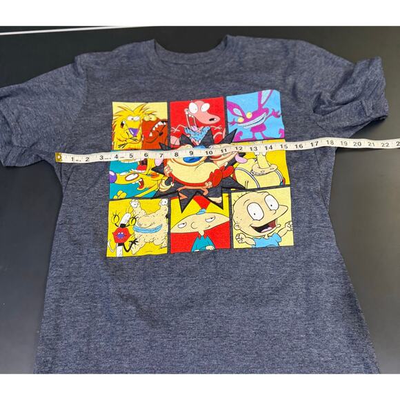 Nickelodeon Nick Rewind All Stars Graphic T-Shirt Gray Unisex M Rugrats - Picture 6 of 6